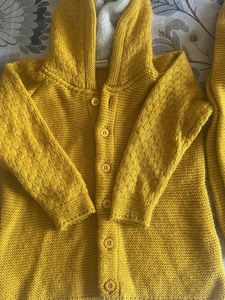 Cute Mustard Knit Outfit