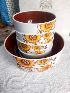 Floral Melamine Dinnerware Set
