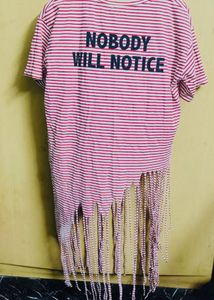 Striped Graphic Tee
