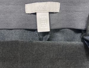 Gray Wide Leg Trousers