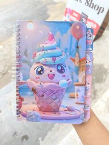 Cute Ice Cream Notebook