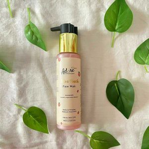 Adore Organic Aloe Peach Face Wash