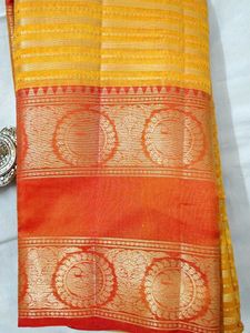 New Zari Organza Saree 2