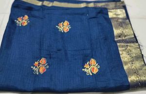 Elegant Blue Saree