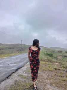 Floral Midi Dress From Savana 💋