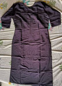 Embroidered Black Top