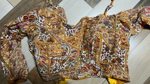Yellow Chaniya Choli For Navratri