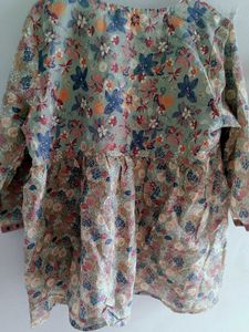 Floral Print Kurta