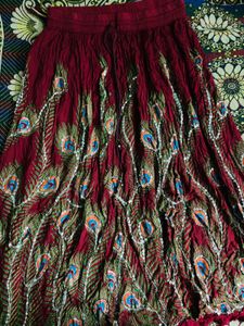 EMBROIDERY LEHENGA🦚✨🤎
