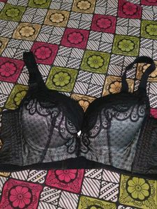 Elegant Black Lace Bra