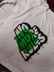 White Graphic Tee