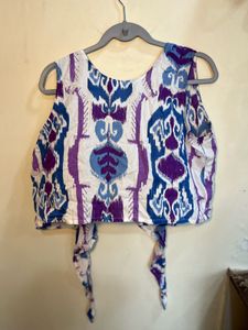 Stylish Ikat Print Top