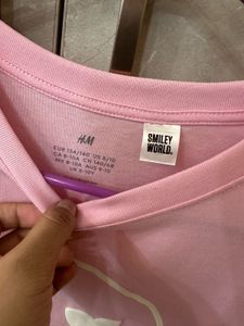 H&amp;M Original Pink Cute T-shirt