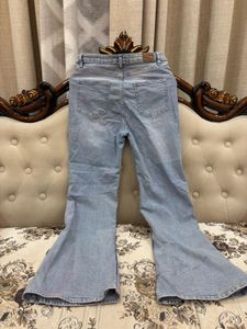 Flared Denim Jeans