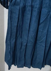 Blue Embroidered kurti