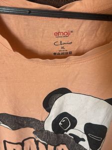 Cute Panda Graphic Tee