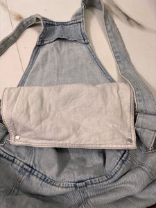 Denim Overall Short Dungaree
