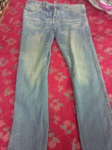 Retro Stylish Denim Jeans