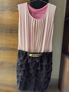 Pink & Black Fish cut Dress