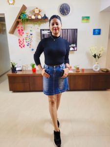 Denim Mini Skirt
