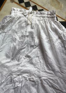 White Ethnic Skirt