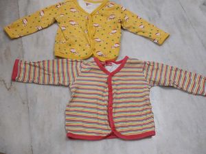 Baby Full Sleeves Vests- Set of 2