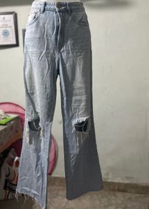 Long Straight Fit Denim