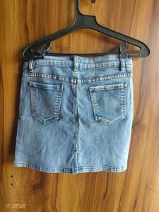 Denim Mini Skirt