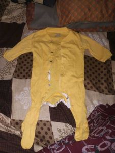 Cute Yellow Baby Romper