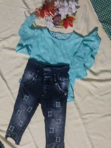 A Set Of Top &amp; Jeans