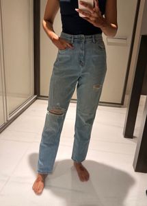 Ripped Light Wash Jeans