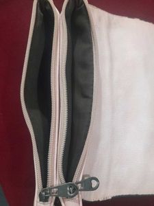 Chic Peach Clutch with Floral Detail