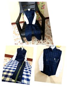 Three Piece Casual Waist Coat Set