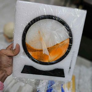 Moving Sand Art Glass Home Decor