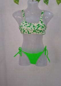 Fluorescent Green Sexy Bikini Set 👙