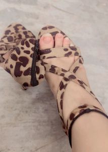 Animal Print Heels New
