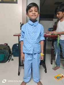 Boy&#39;s Blue Pajama Set