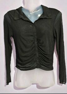 Pink Corset Style Crop Top