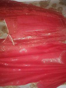 Pent Kameez Wita Mirror Dupatta