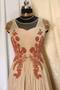 Embroidered Designer Party Wear Gown