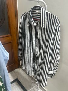 Striped Button-Down Shirt