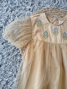 Girls Embroidered Summer Dress
