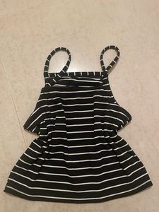 stripped crop top