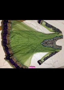 Elegant Green Anarkali Suit