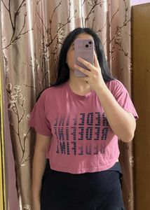 Crop Style T-Shirt