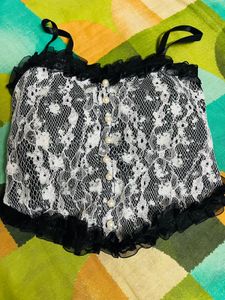 Women Pearl Padded Bralette