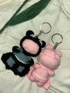 Matching Crochet Keychain