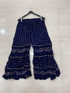 Royal Bandhani Palazzo 💙✨ Love at First Wear✨