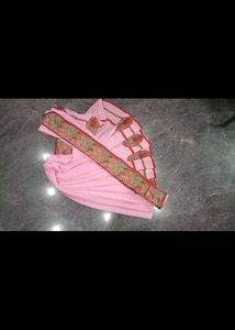 Saree With Fully Worked Leafs And Flower design