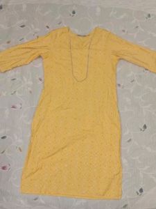 Avaasa Yellow Kurthi